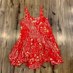 Free people Red Summer Dress Small
